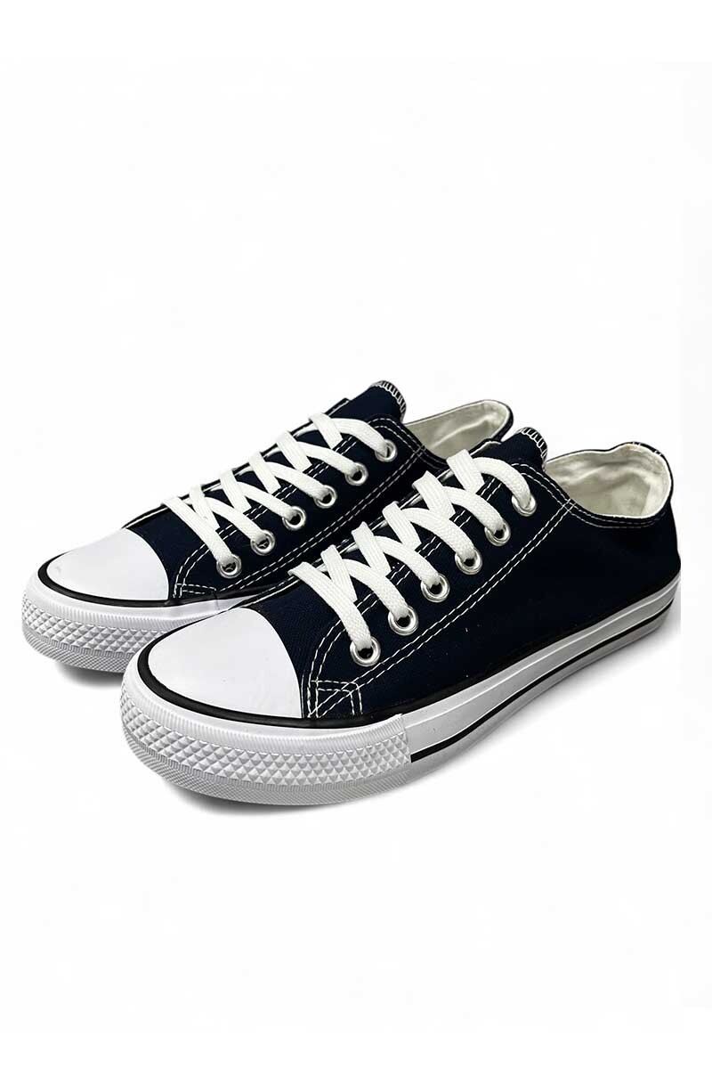 CALZADO DEPORTIVO MEDIO BASKET LONA BAJO Negro-multicolor