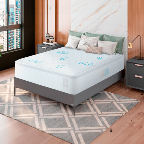 Protector Queen impermeable con tacto fresco y refrescante - Block Sense Ice Protector Queen impermeable con tacto fresco y refrescante - Block Sense Ice