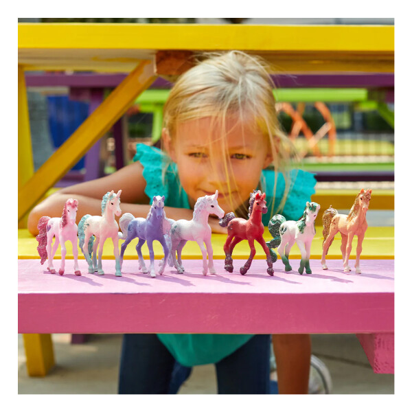 Schleich Figuras Set Juguete Unicornio Dragon Niños Infantil Modelo Dragon y Unicornio Dorado