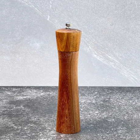 Molinillo Pimienta De Madera Acacia Alto 20cm Molinillo Pimienta De Madera Acacia Alto 20cm