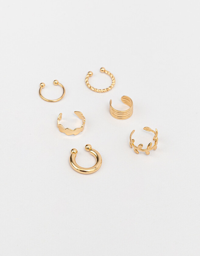Bijou Cuff De metal Set De Cuff Metálicos - Dorado