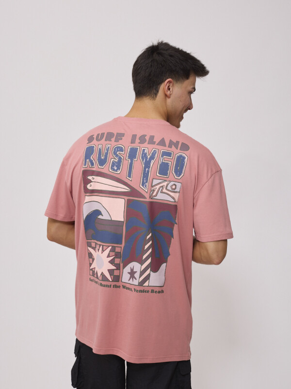 T-SHIRT VERTUNA RUSTY Rosado