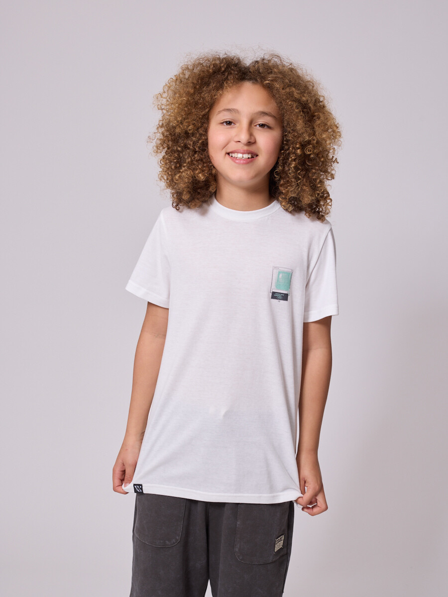 T-SHIRT GASTEL TEEN DIXIE - Crudo 