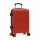 Valija Grande Rígida de Viaje Maleta con 4 Ruedas y Candado Rojo