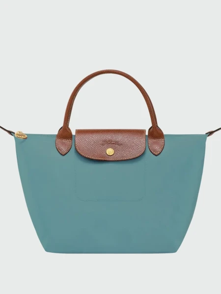 Longchamp - Le Pliage Original Bolso con Asa Superior S Eucalyptus