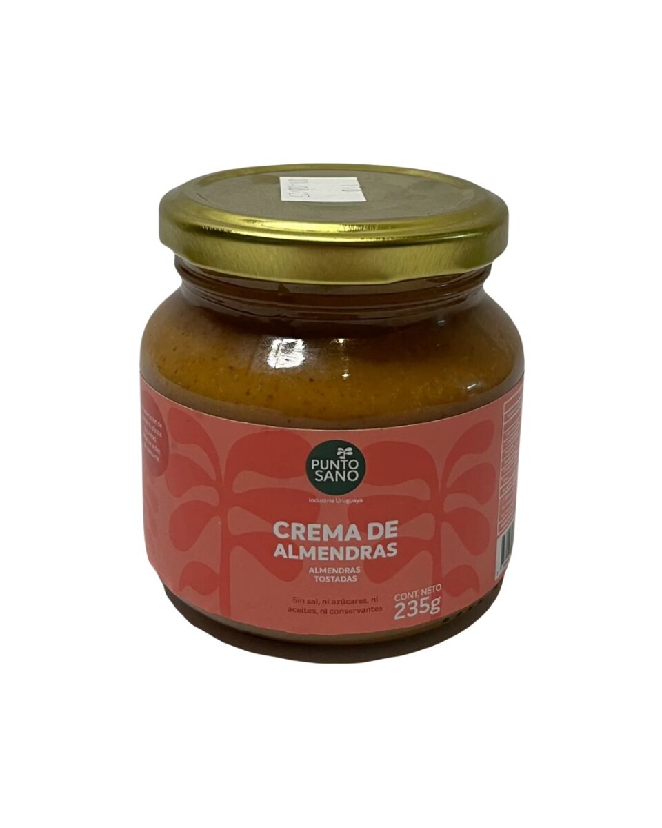 ¡OFERTA IMPERDIBLE! Crema de Almendras 235gs Punto Sano 
