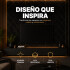 Placa PVC Símil Mármol Utilizables 2,2X1,22 Resistente 3Mm Negro