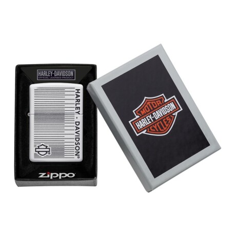 Encendedor Zippo Harley Davidson blanco mate - 49465 Encendedor Zippo Harley Davidson blanco mate - 49465