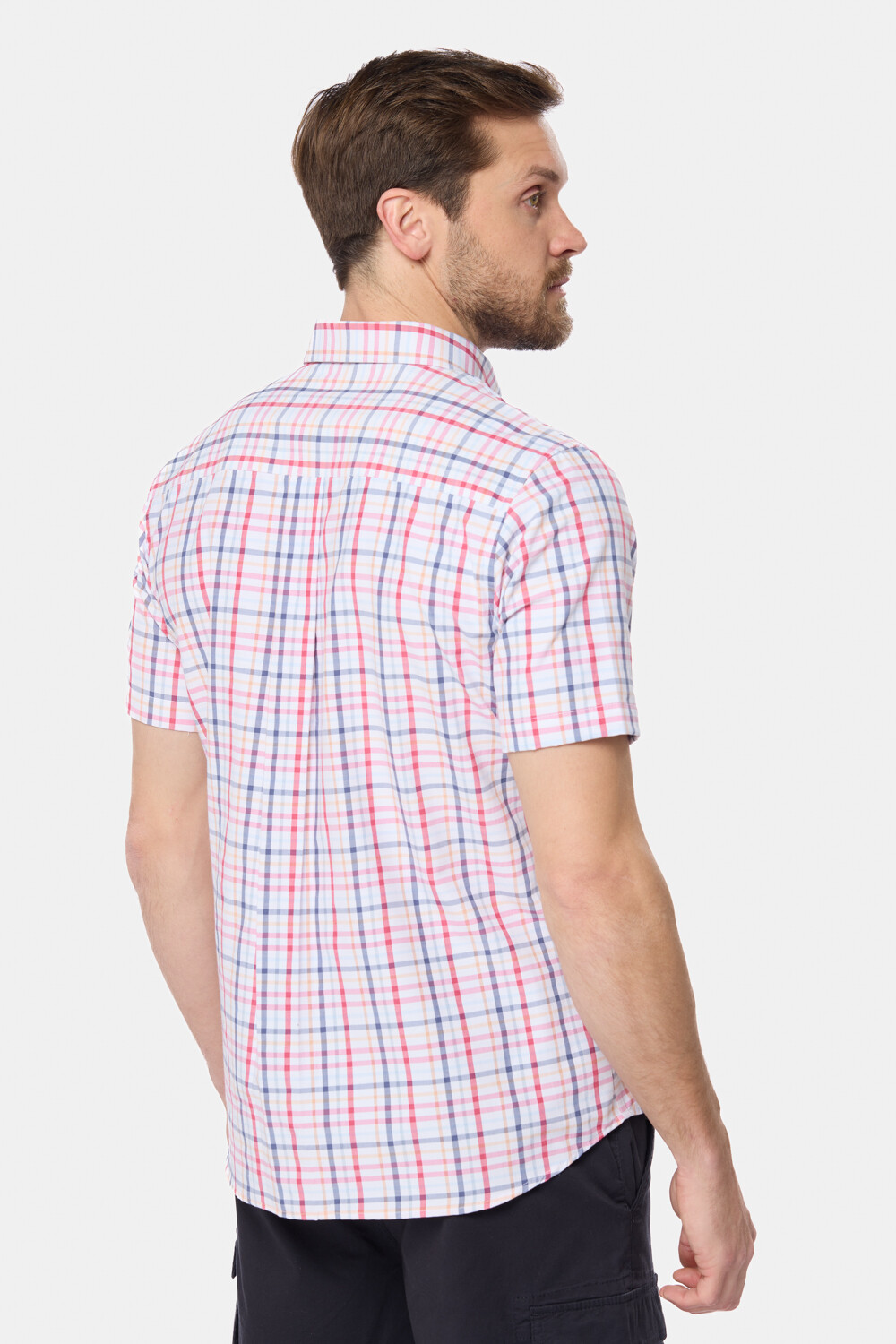 CAMISA SPORT A CUADROS Rojo