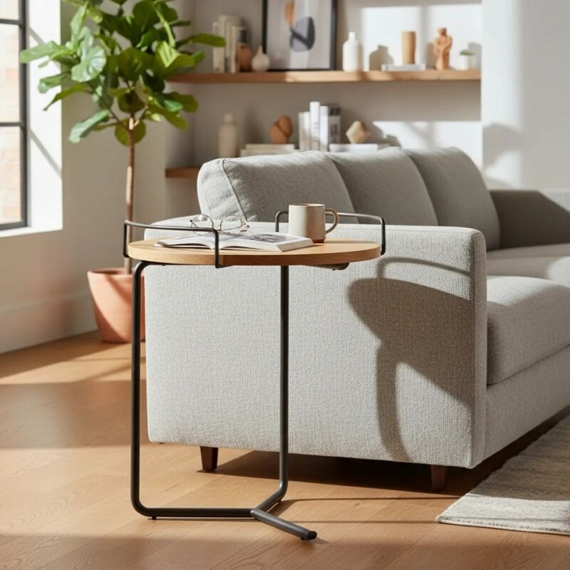 MESA APOYO - CINAMOMO - LACA GRAFITO MESA APOYO - CINAMOMO - LACA GRAFITO