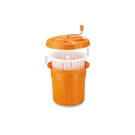 Centrifugadora de Verduras de Acrílico Naranja 25 Litros Centrifugadora de Verduras de Acrílico Naranja 25 Litros