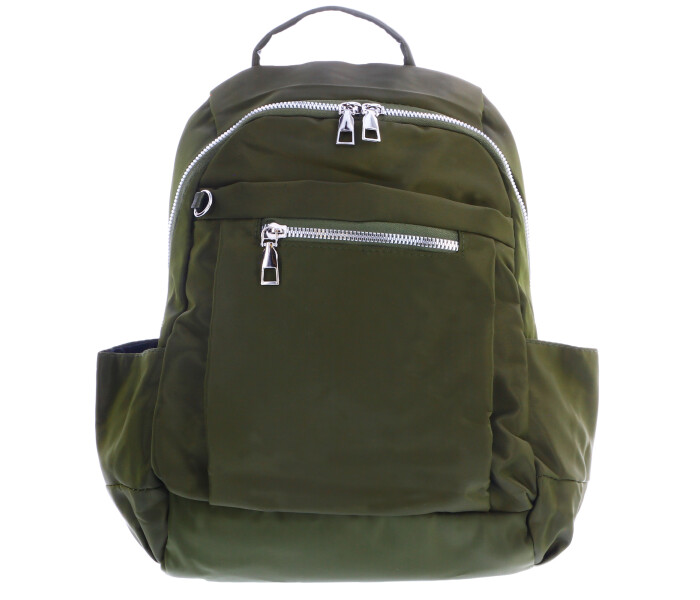 Mochila Miss Carol con cierres metalicos AZURITA Verde