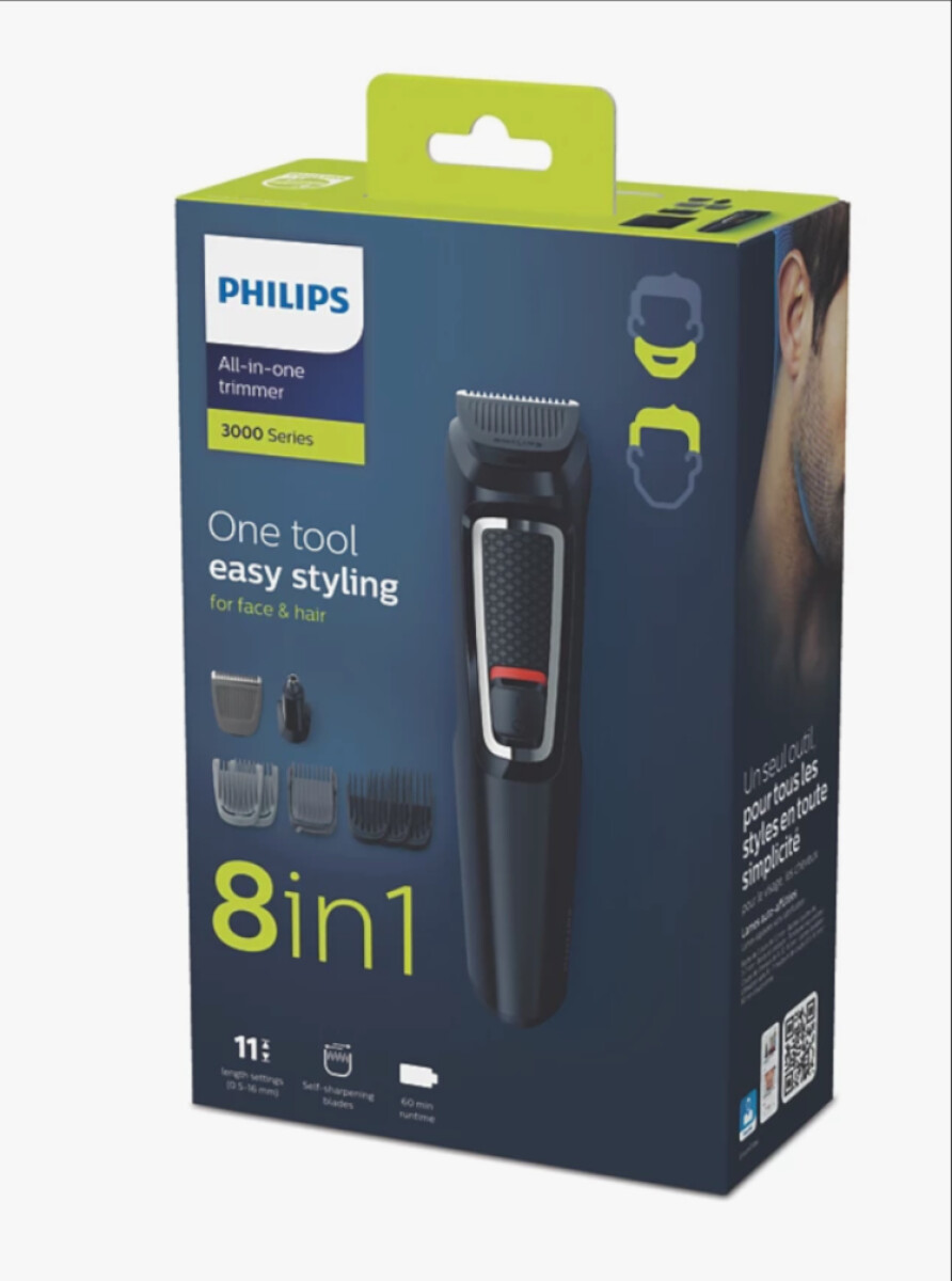 CORTA BARBA Y CABELLO PHILIPS 8 EN 1 MOD. MG3730/15 
