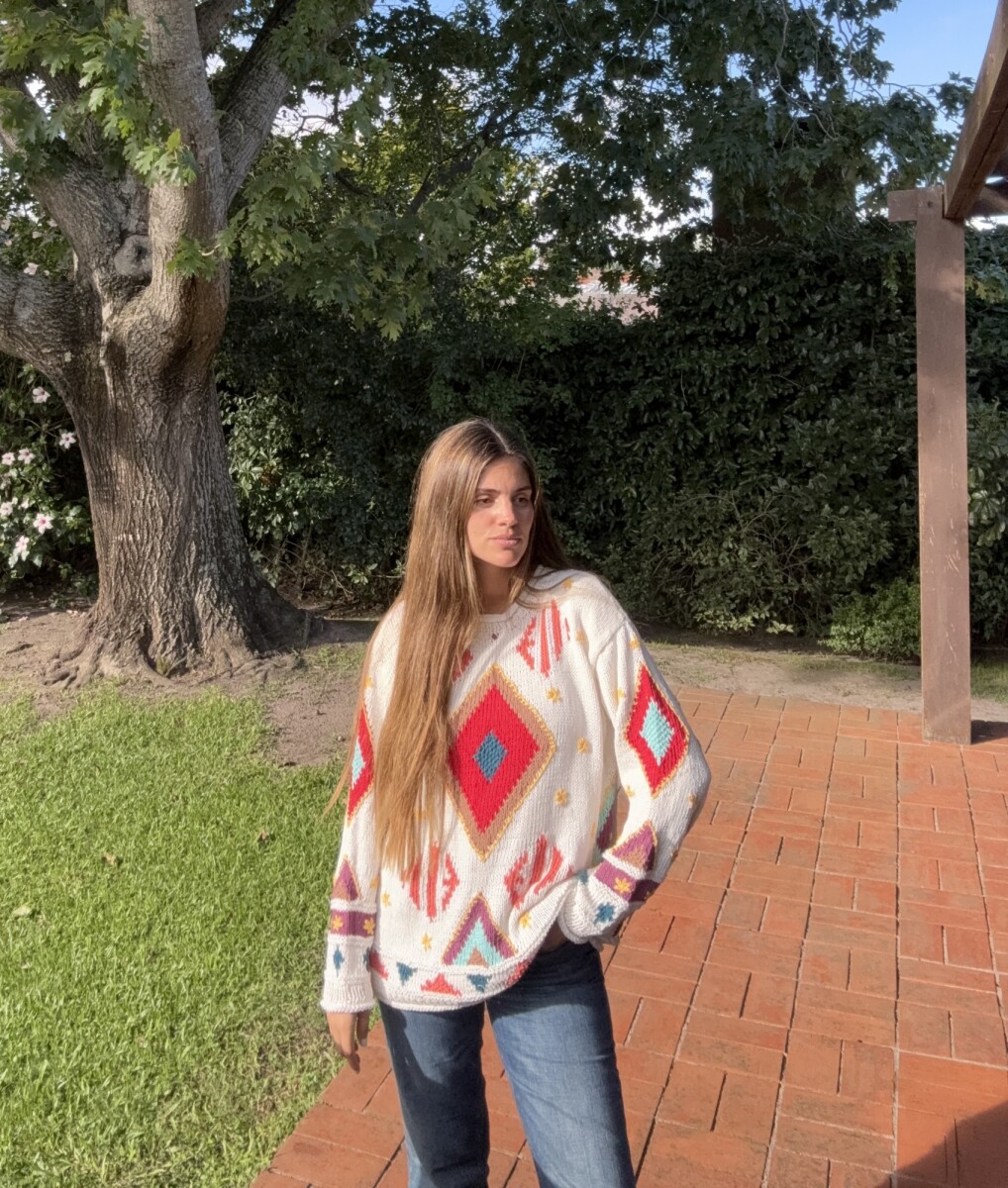 Sweater Gitano - Base Blanca 