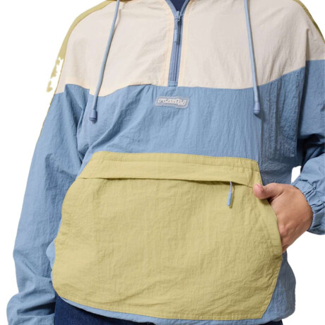 Campera Rusty Lisso Azul