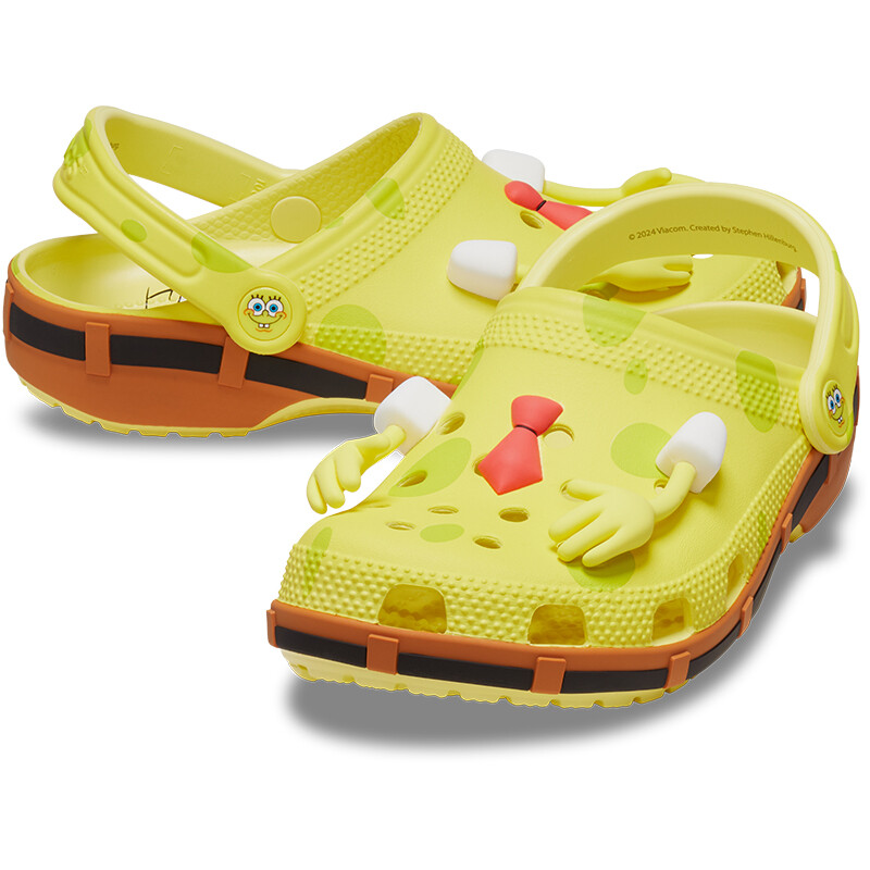 Crocs Classic Clog Bob Esponja Amarillo