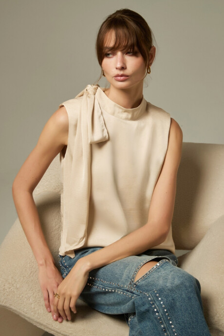 Blusa Panyel Beige Claro