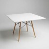 Mesa Cuadrada Modelo Eames - Color Blanca Mesa Cuadrada Modelo Eames - Color Blanca