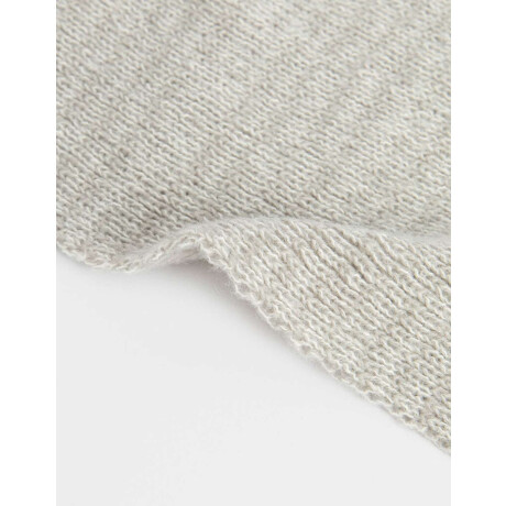 Bufanda De Lana Gris Claro