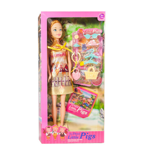 Outlet Muñeca c/vestido personajes y Acc. En caja 16x32cm Outlet Muñeca C/vestido Personajes Y Acc. En Caja 16x32cm