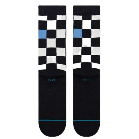 Medias Stance Chef Check Crew Negro