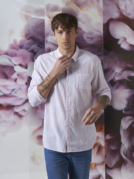 SHIRT AMAZON 7.0 ROSA C/ RAYAS ROSA C/ RAYAS