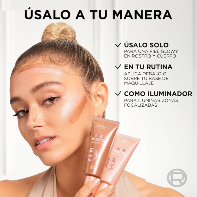 Iluminador Hidratante L'Oreal Lumi Glotion - Medium Glow 903 Iluminador Hidratante L'Oreal Lumi Glotion - Medium Glow 903