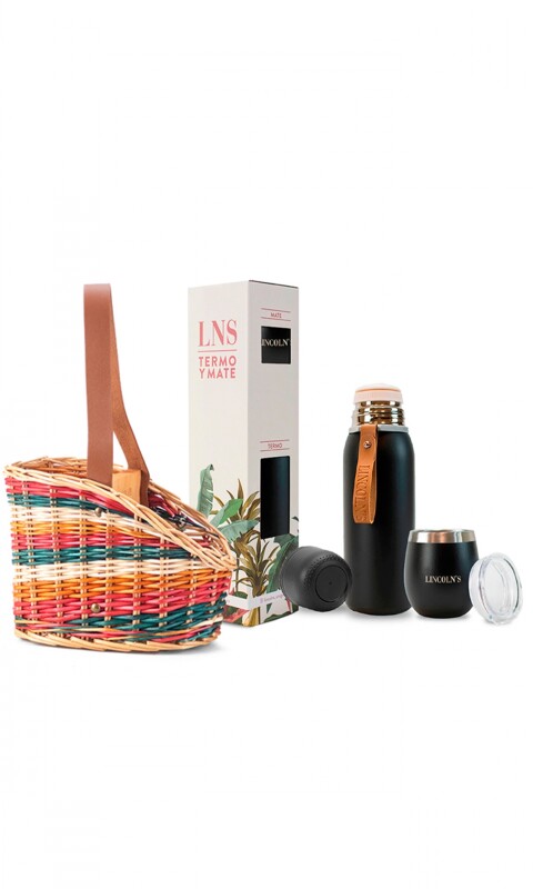 KIT MATERO LAOS NEGRO C/MULTICOLOR