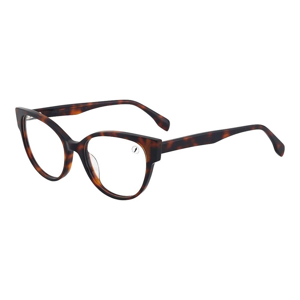 Lentes De Vista Grau Redondo De Acetato Marrón/Marrón