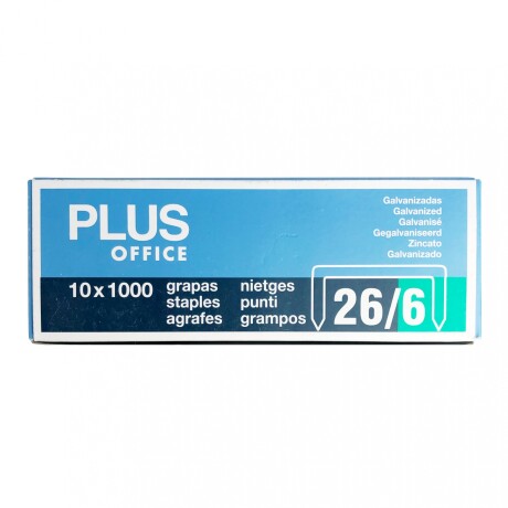 Broche Plus Office 26/6 x1000 Pack x 10 Broche Plus Office 26/6 x1000 Pack x 10