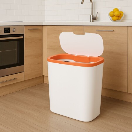 Papelera Tacho Basura Plastico Con Sensor 14Lts Papelera Tacho Basura Plastico Con Sensor 14Lts