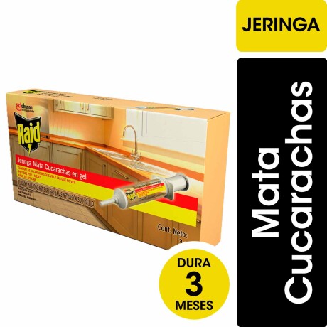 JERINGA RAID GEL MATA CUCARACHAS MAX JERINGA RAID GEL MATA CUCARACHAS MAX