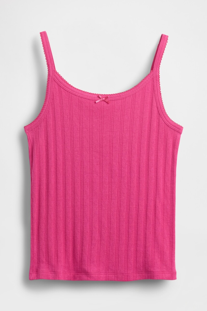 Musculosa Pointelle Niña Standout Pink
