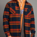 CAMISA OMIL RUSTY Azul / Naranja