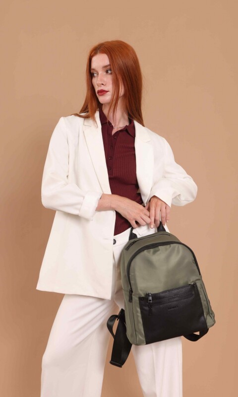 MOCHILA ORQUIDEA VERDE MILITAR