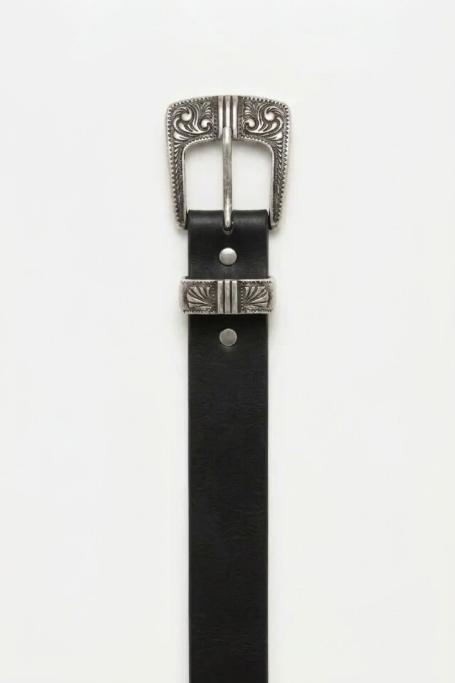 Cinturón boho negro