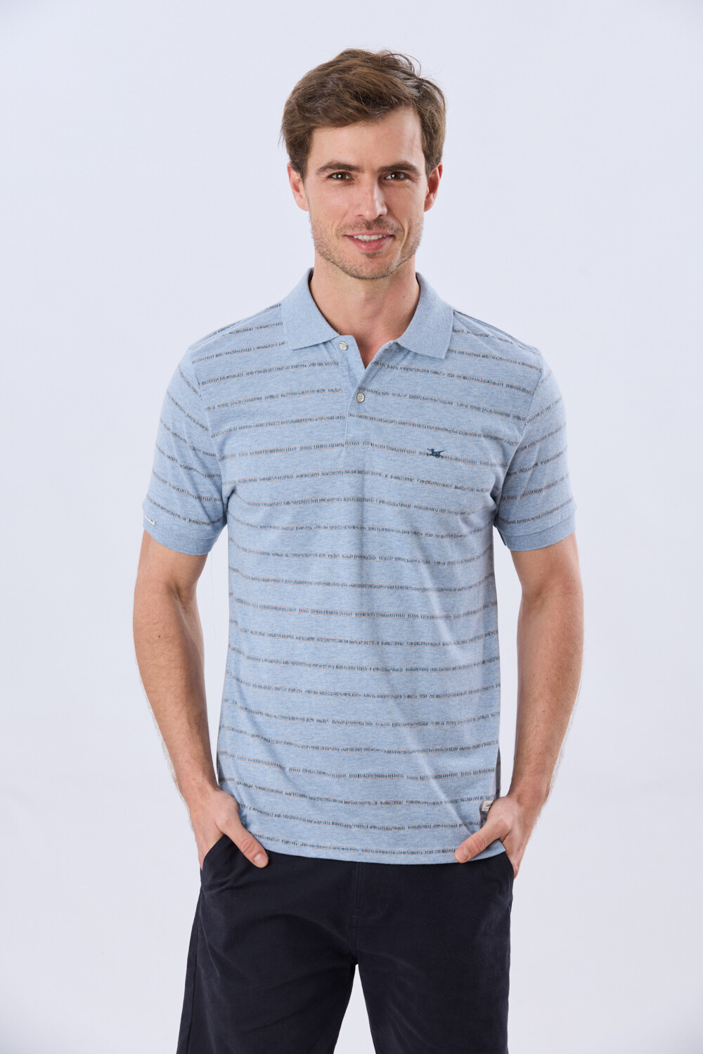 REMERA POLO ESTAMPADA Denim