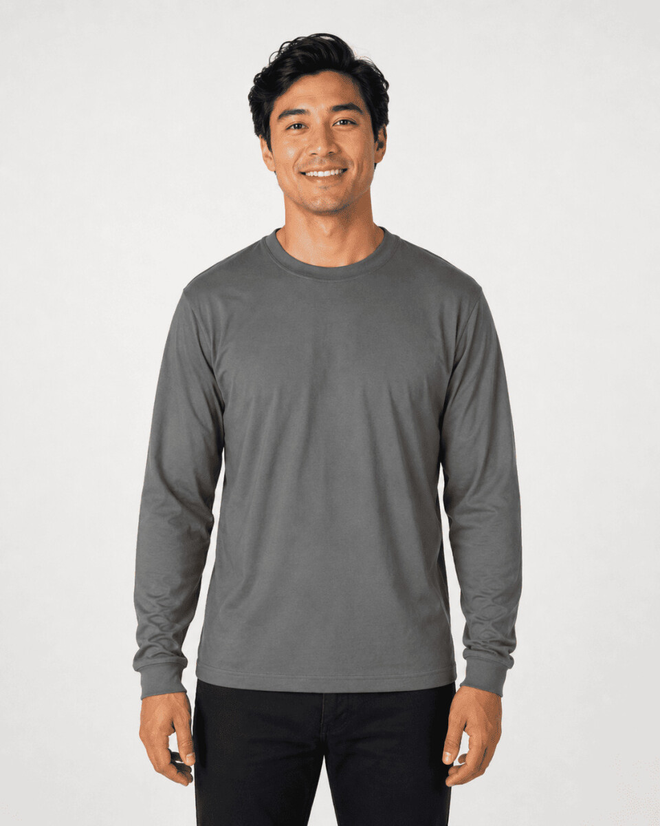 Camiseta Classic Unisex manga larga - Gris Oscuro 