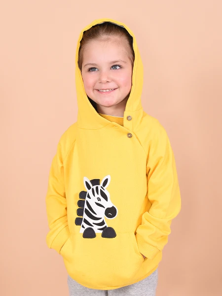BUZO DEPORTIVO CEBRA AMARILLO