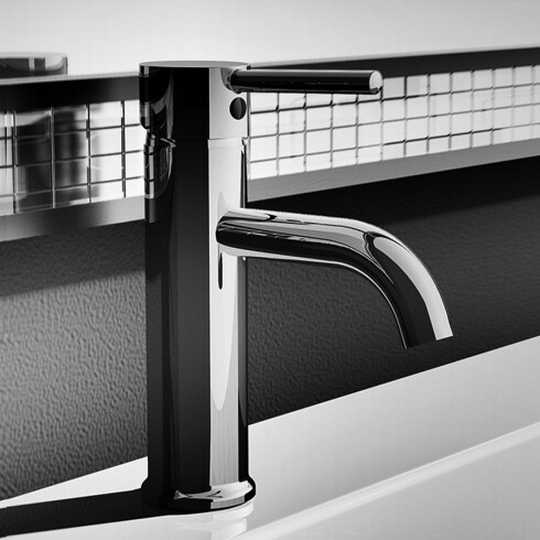 Griferia De Lavatorio Linea Lilo Fv Monocomando Sin Desague Cromo 000