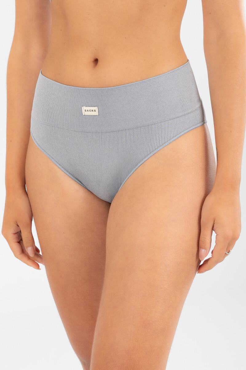 Bikini alto clavel - Gris melange