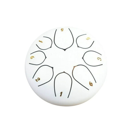 Tambor instrumento musical Blanco