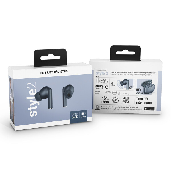 Auricular Energy Sistem Style 2 AURICULAR ENERGY SISTEM STYLE 2 TWS NAVY