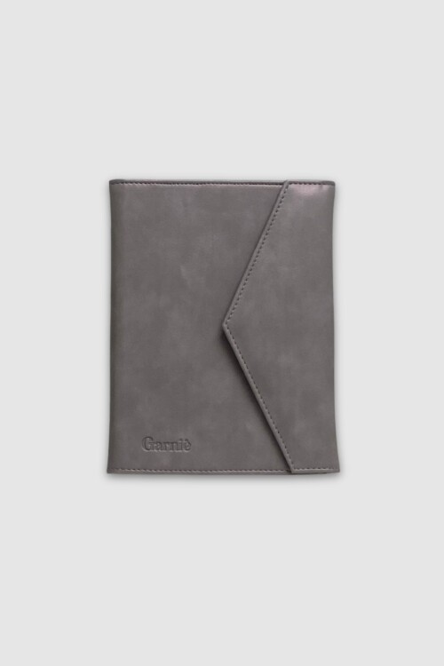 Dossier Semaine con broche Gris