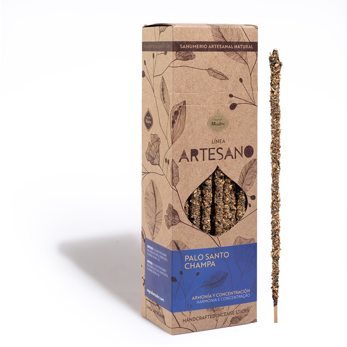 INCIENSO ARTESANO SAGRADA MADRE X30 - Palo Santo/champa 