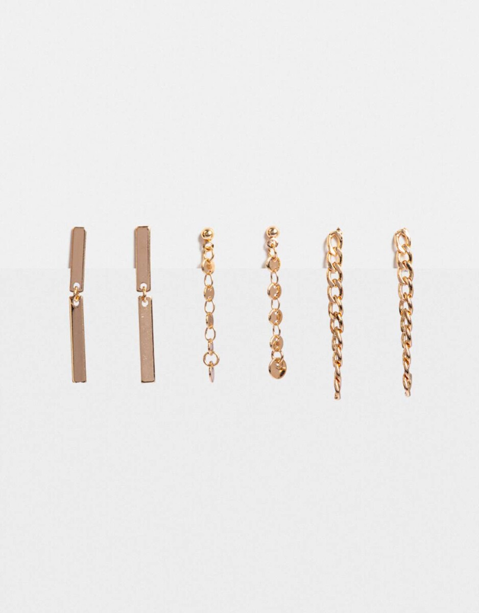 Set De Aros - Dorado 