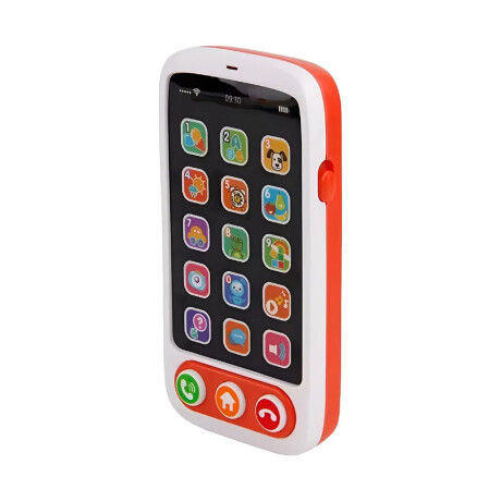 Teléfono Didáctico Interactivo Sonidos Luces Botones Huanger Rojo