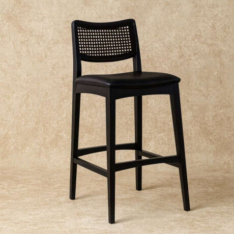 Banqueta Alta Arezzo Negra Banqueta Alta Arezzo Negra