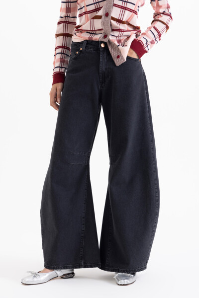 JEANS LOU BLACK Negro