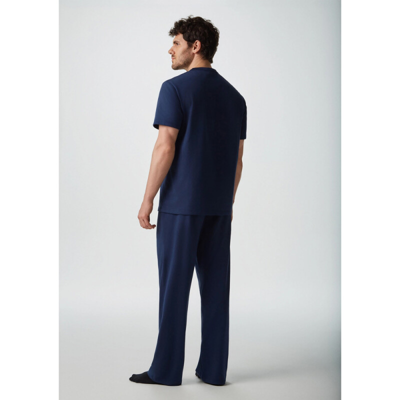 PIJAMA MM MASC AZUL ESCURO